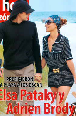 Elsa Pataky y Adrien Brody