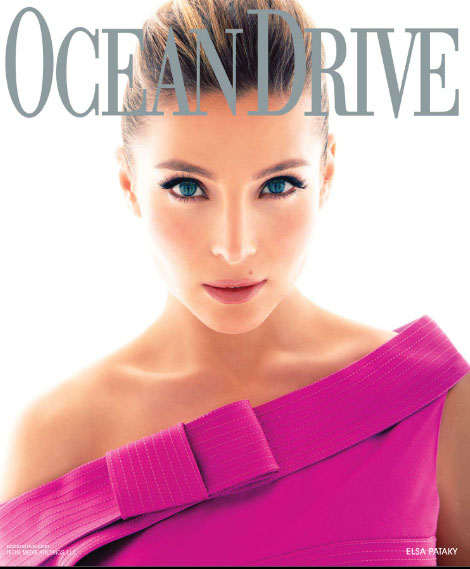 Elsa Pataky portada de Ocean Drive