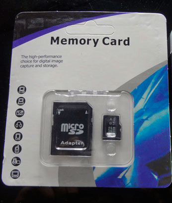 Tarjeta micro SD 64 gb y adptador